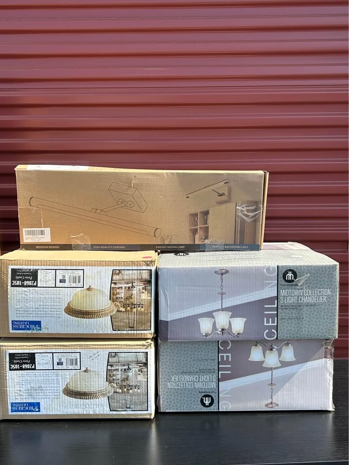 Lights and Chandeliers $10 Each