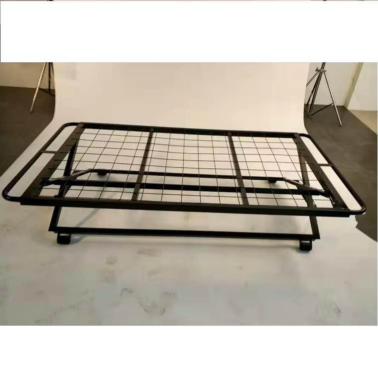 Twin Foldable Bed with Wheels