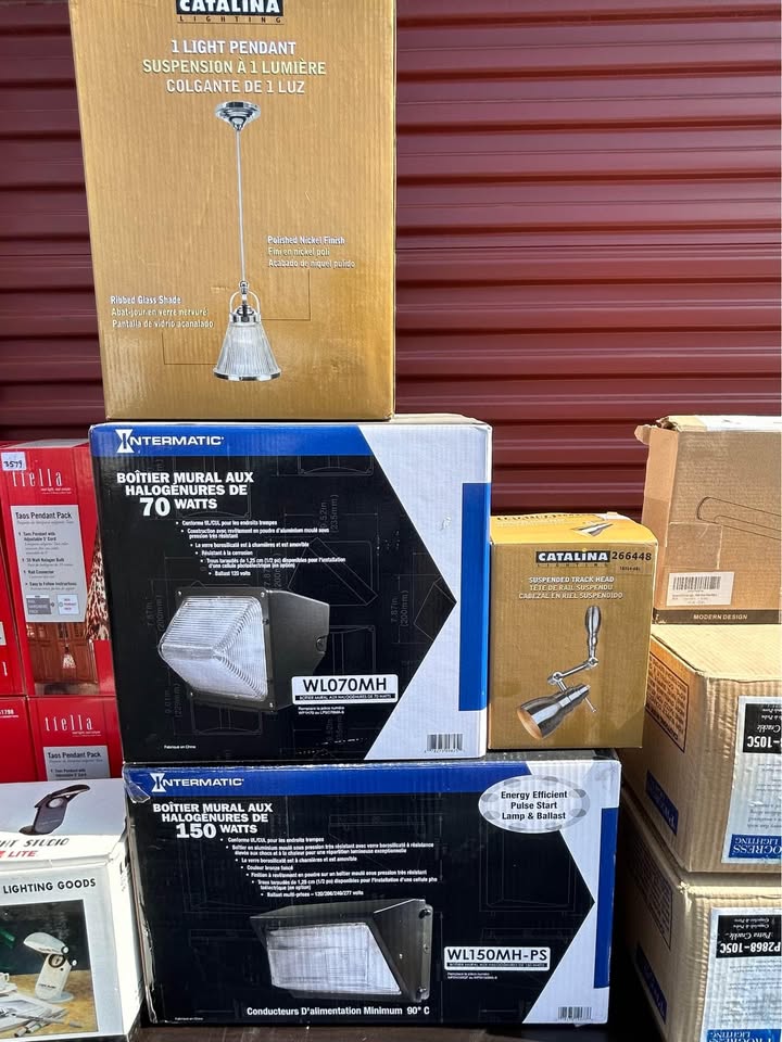Lights and Chandeliers $10 Each