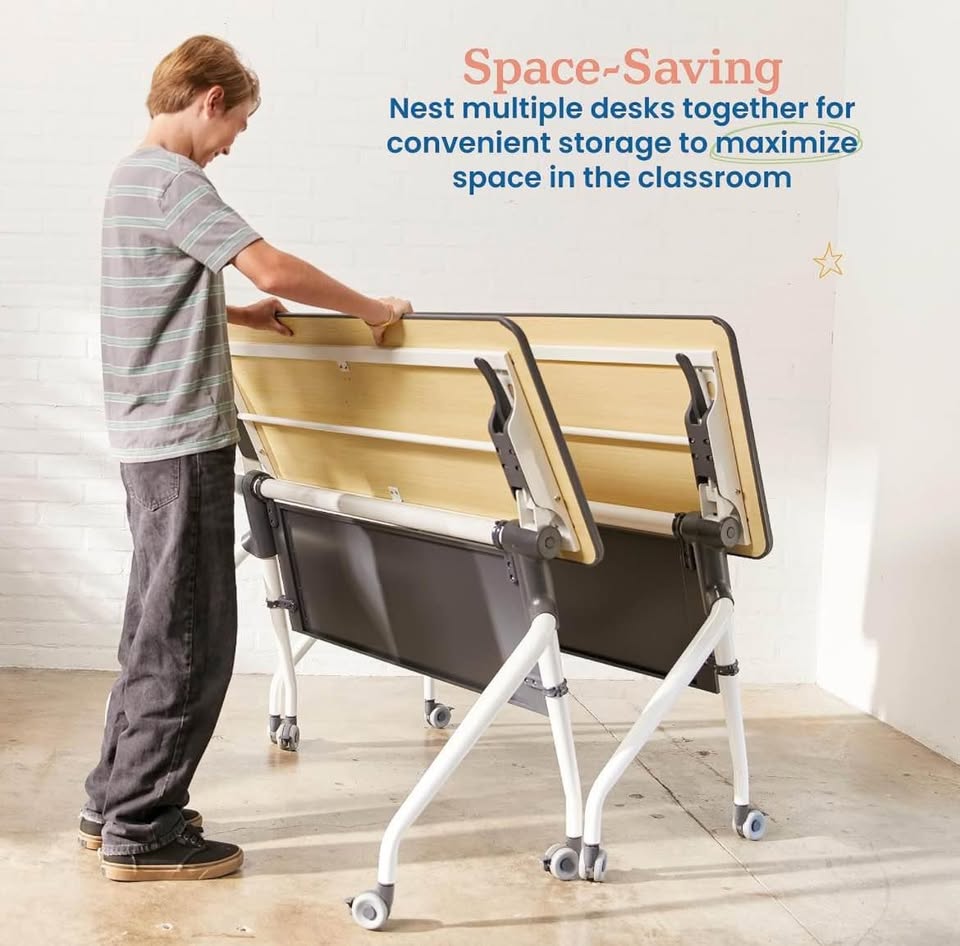Desk with wheels Brand New in Box