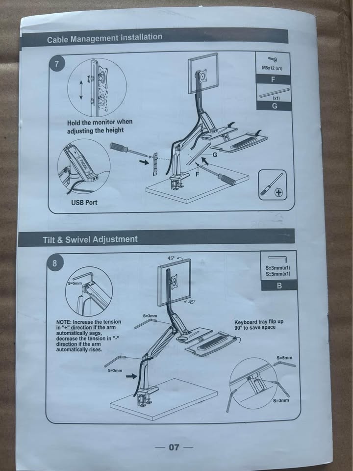 Bontec Monitor Desk Stand Arm