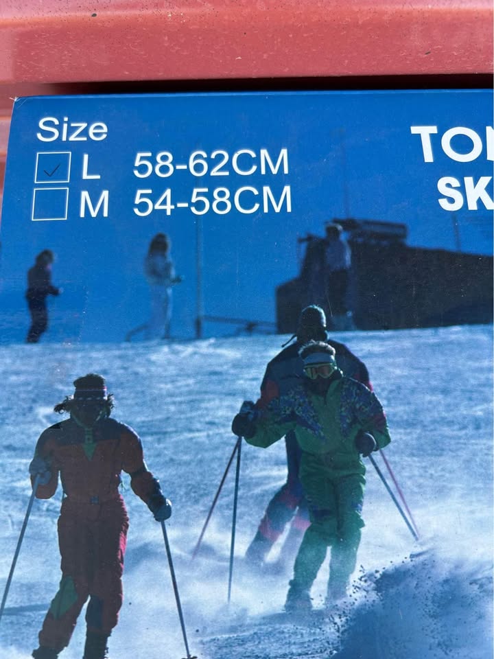 TOMSHOO SKI HELMET LARGE BLACK BRAND NEW IN BOX