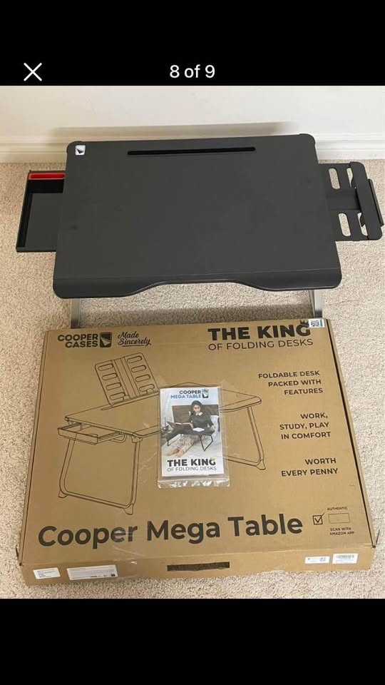 Large laptop desk Brand new in box