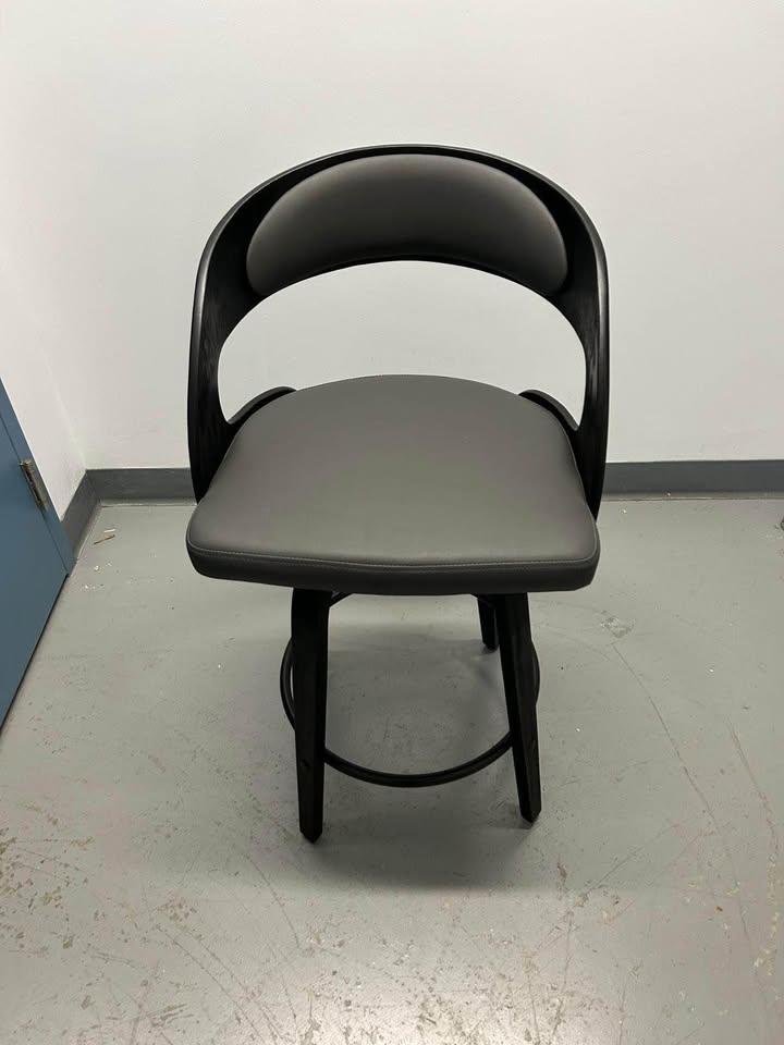 Armen Living Shelly Contemporary 26" Counter Height Swivel Barstool