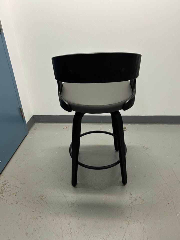 Armen Living Shelly Contemporary 26" Counter Height Swivel Barstool