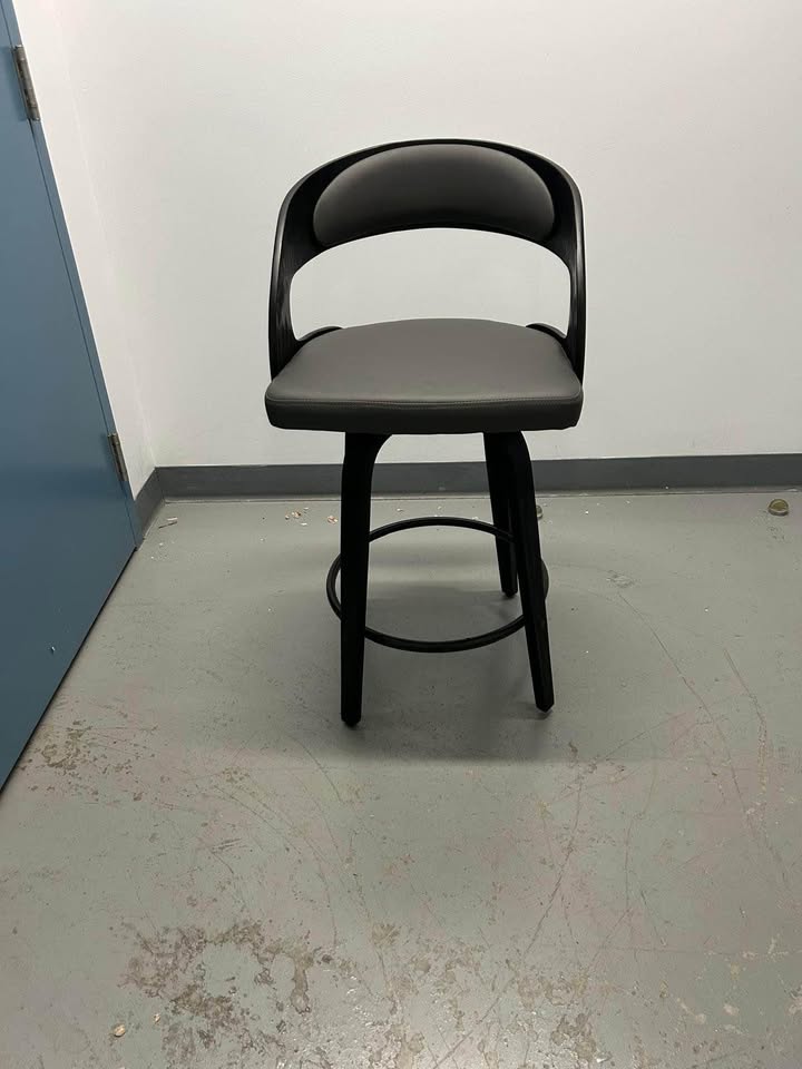 Armen Living Shelly Contemporary 26" Counter Height Swivel Barstool