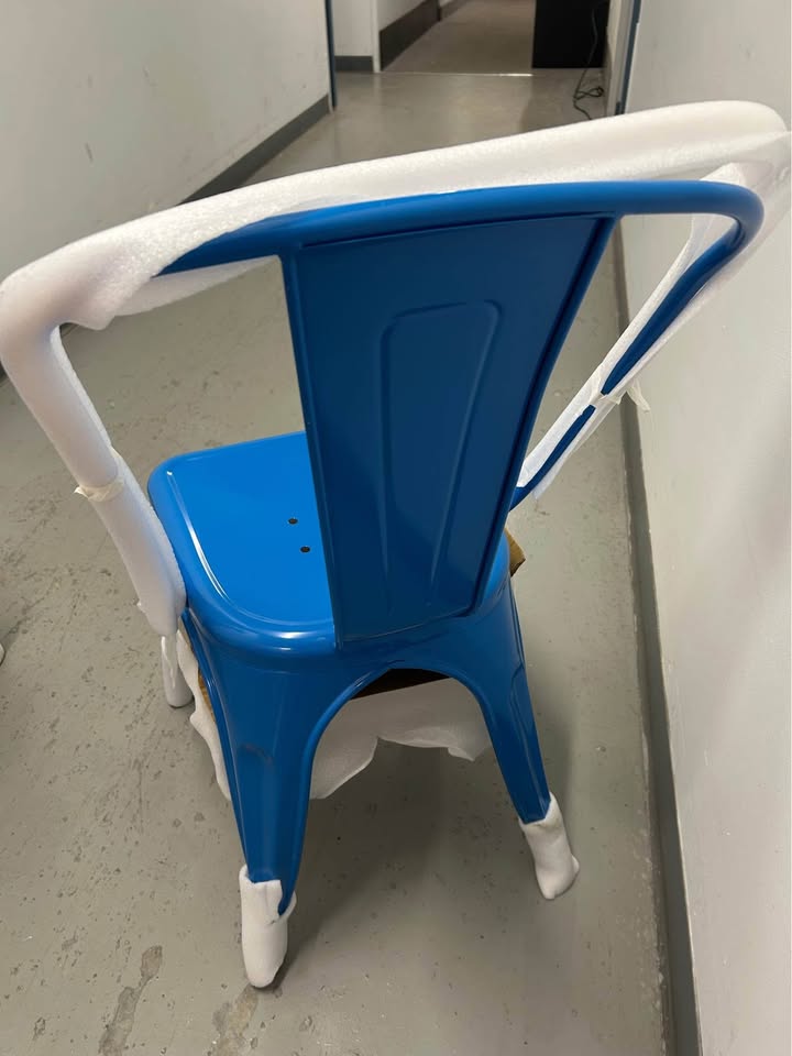 Flash Furniture Blue Metal Chairs