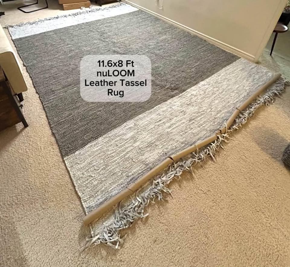 nuLOOM 11.6X8.6 FT Leather Carpet