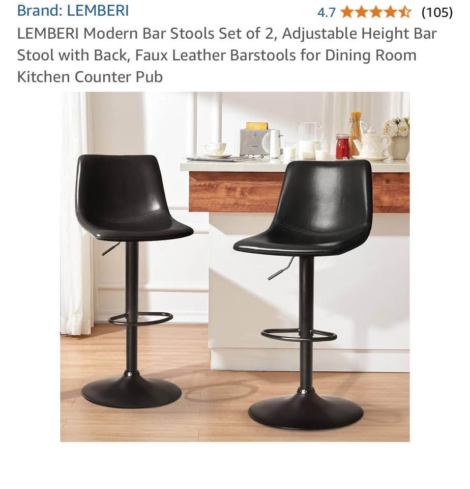 LEMBERI Modern Bar Stools