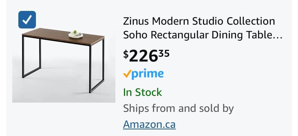 Desk Table in Sealed Boxes