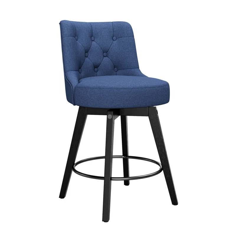 Arleine Swivel 26.7'' Upholstered Counter Stool