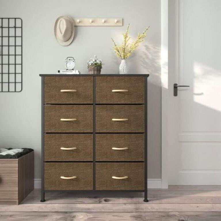 Brand New - PYRAXIS DRESSER WITH 8 DRAWERS BROWN