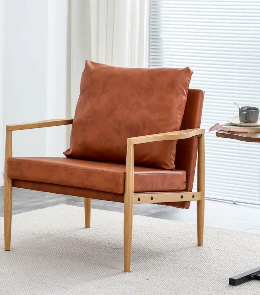 Brand new brown armchair