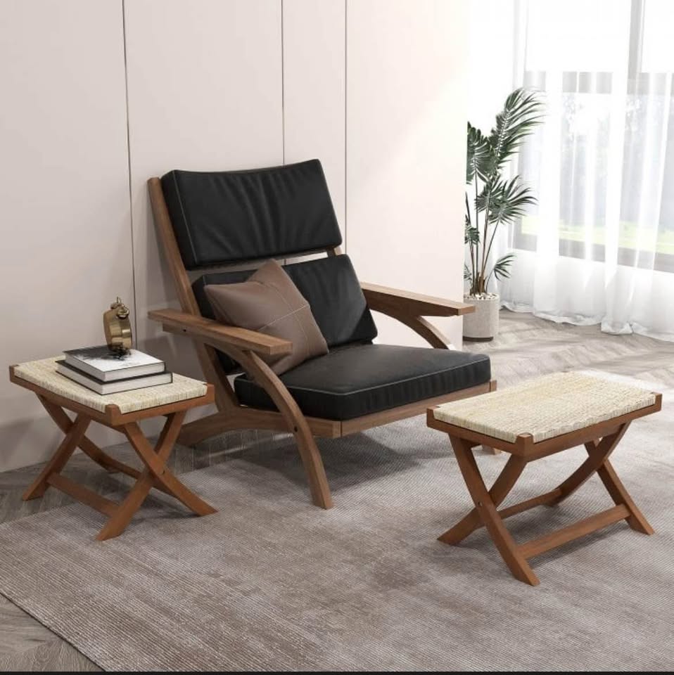Rattan Foldable Ottoman