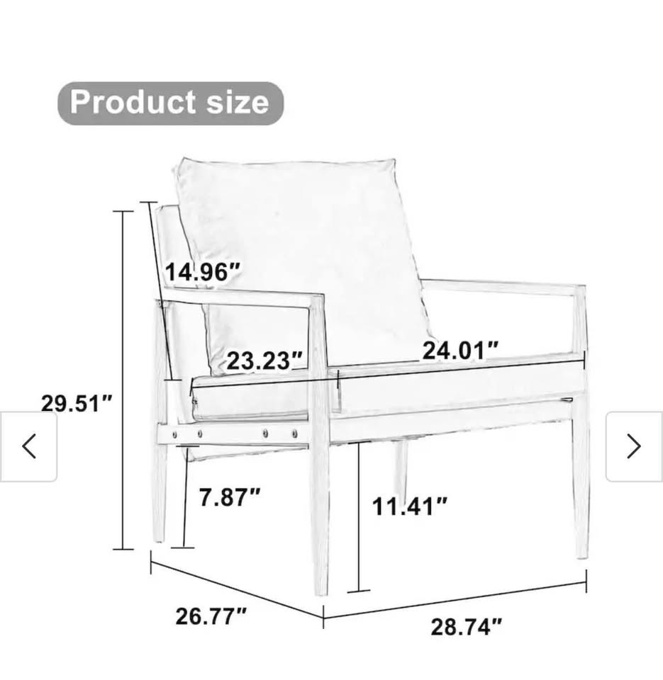 Brand new brown armchair