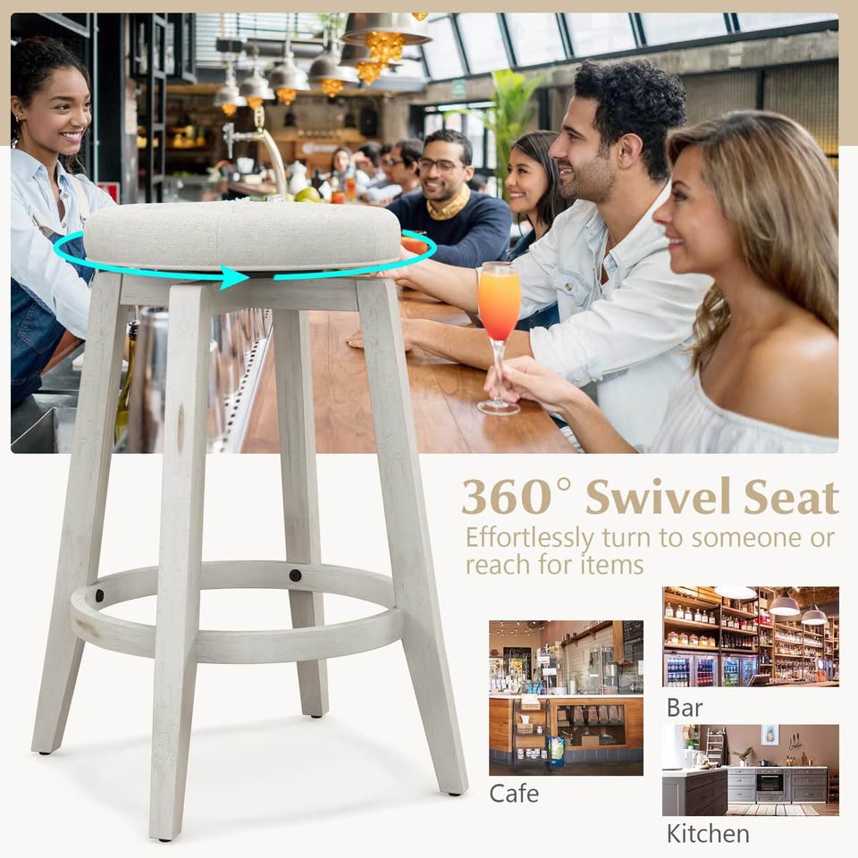 4 Brand new swivel barstools