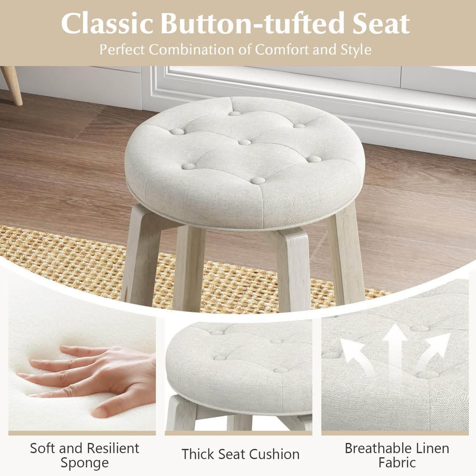 4 Brand new swivel barstools