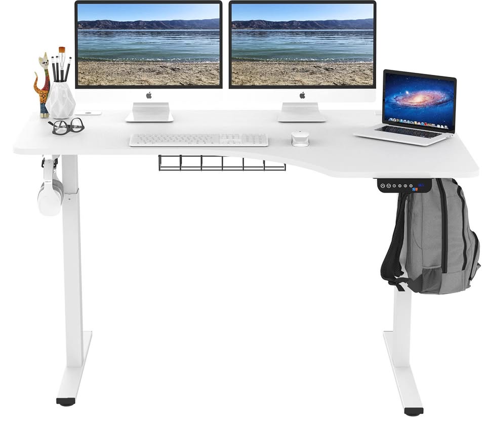 L Shaped Electric Standing Desk