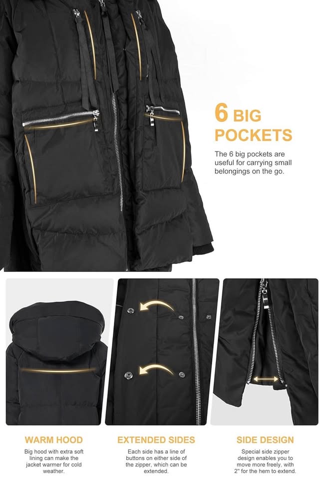 Orolay Women's Thickened Down Jacket