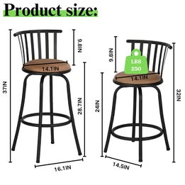 Swivel Barstools set of 4
