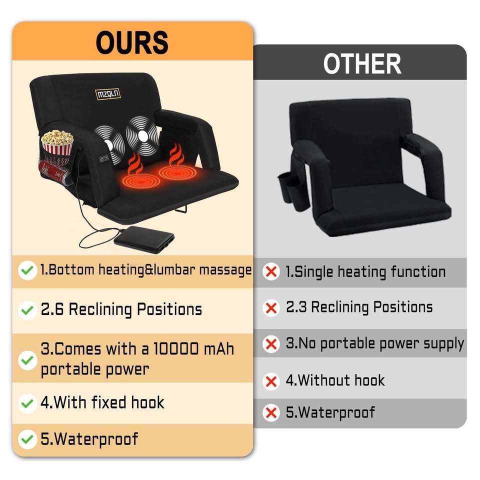 Sporting heated massage chair