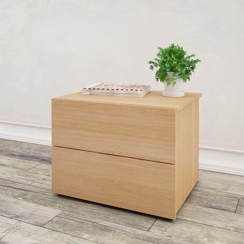2 drawer nightstand (set of 2)