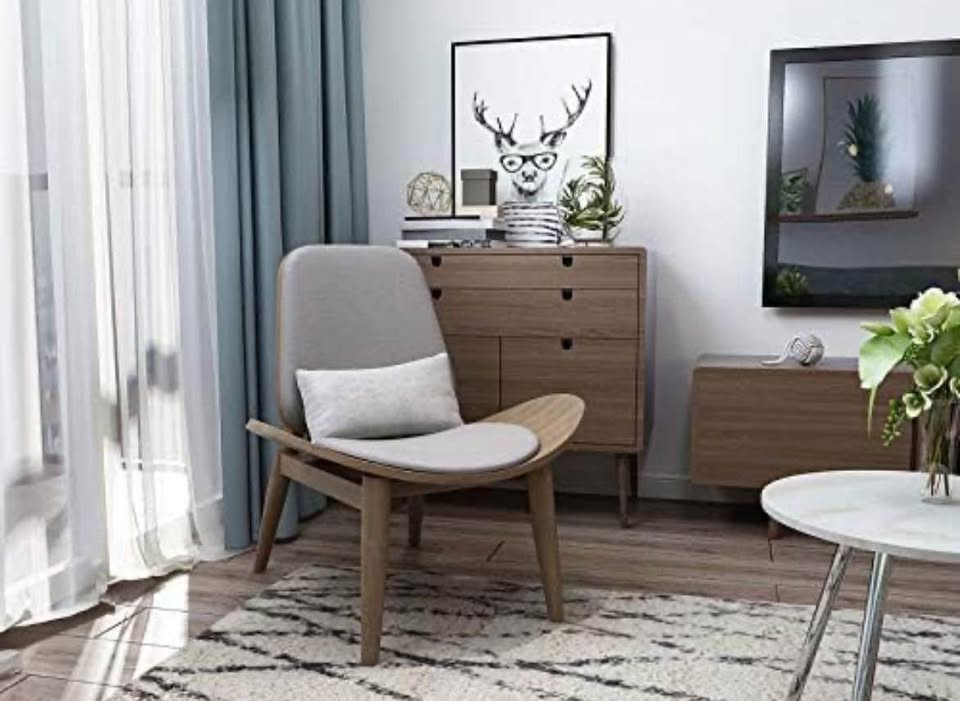 Modern Mid-Century Accent Lounge Chair