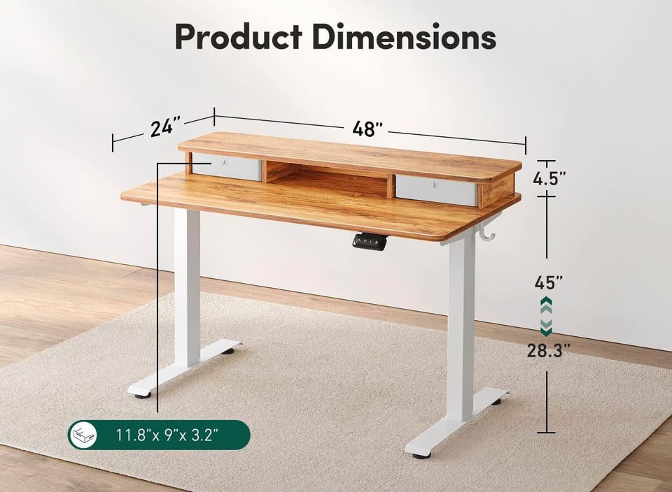 Brand new electric standing desk