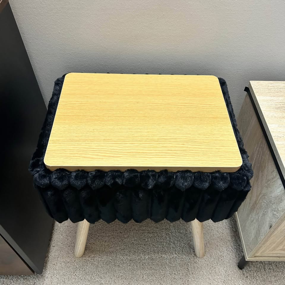 Footstool and coffee table ottoman twin in one