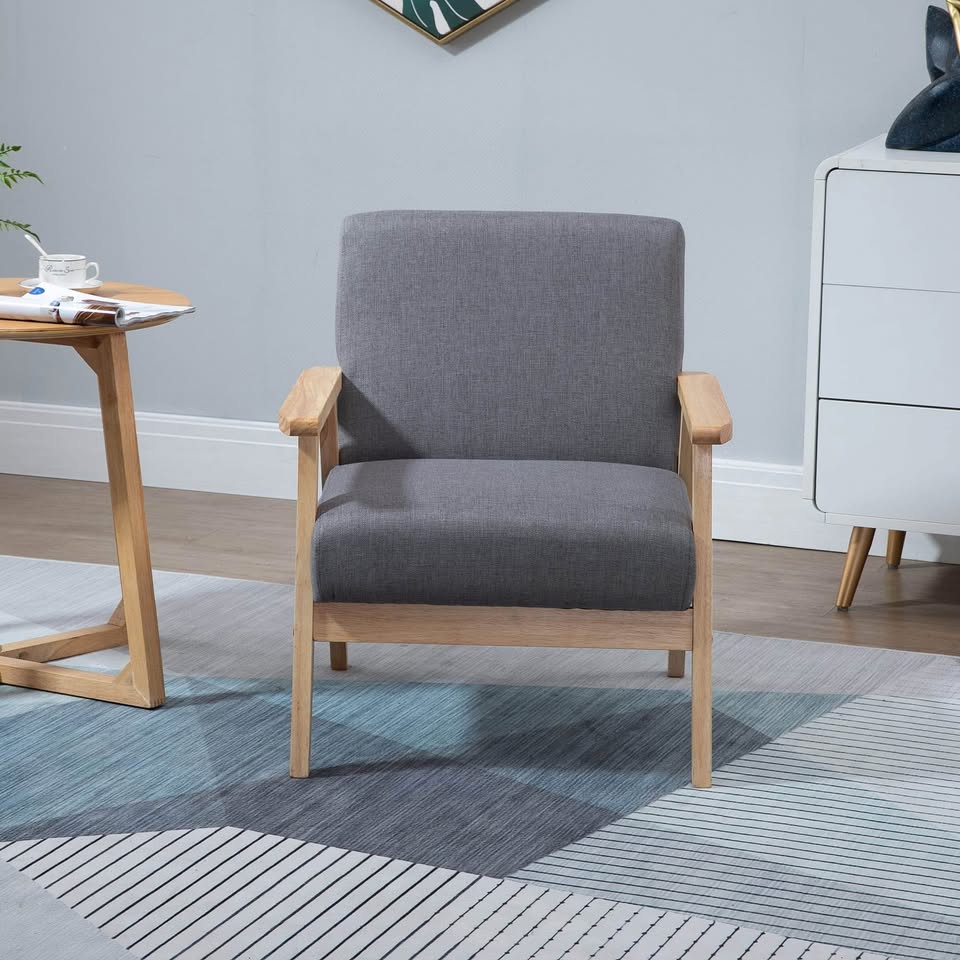 Grey armchair