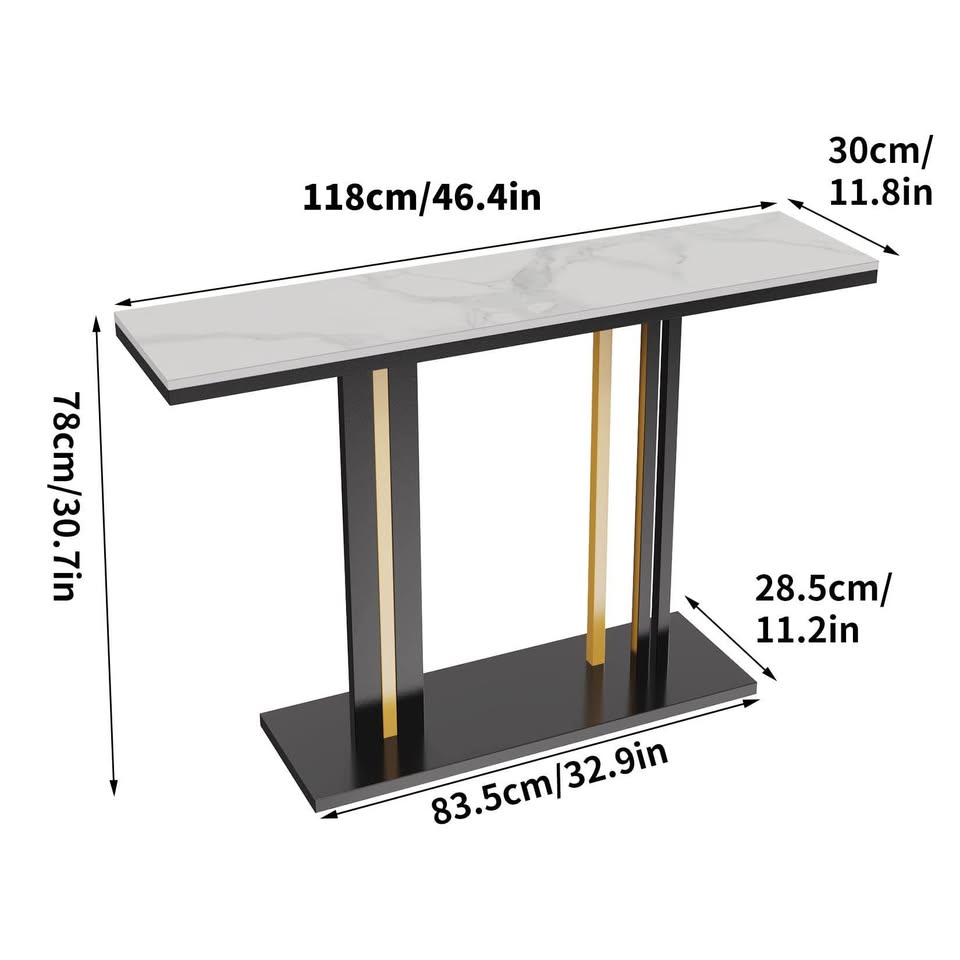 Brand New Marble Console Table