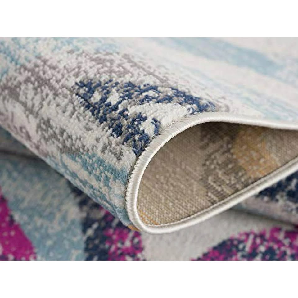 Brand new contemporary boho area rug (201x292cm)