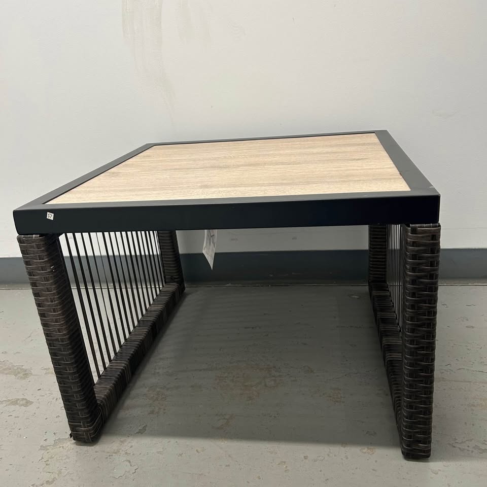 Outdoor patio chair and coffee table