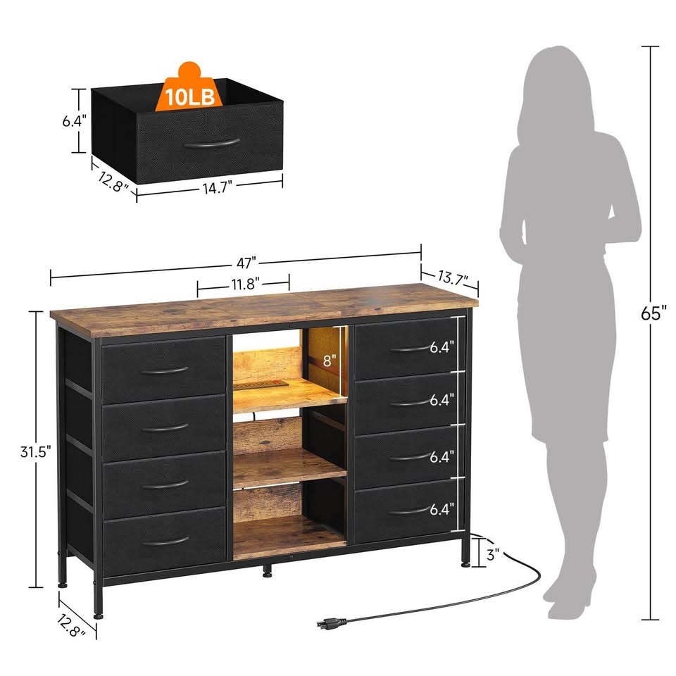 Brand New Storage Dresser Cabinet