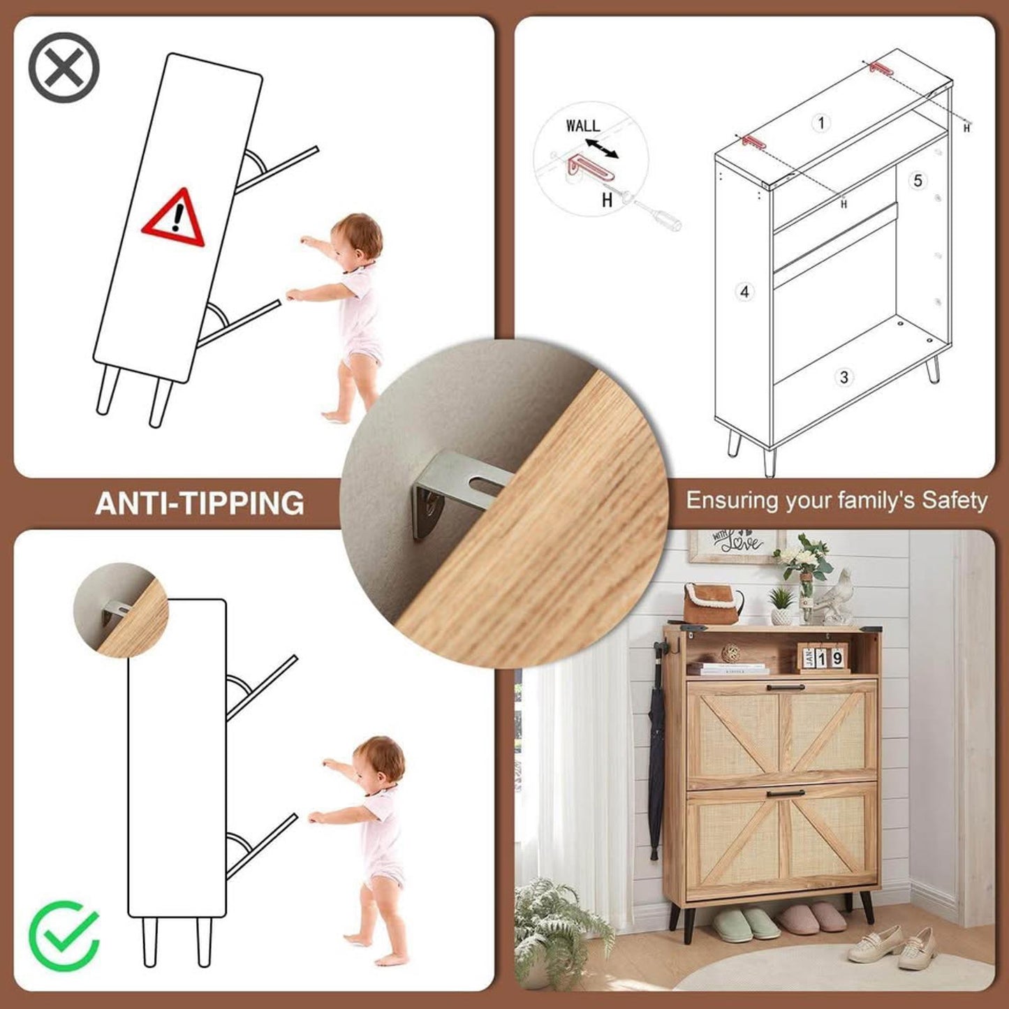 Brand new shoe storage cabinet