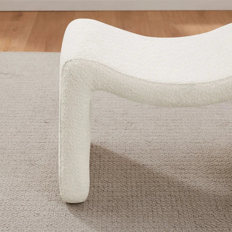Hafizur 21.65'' Upholstered Ottoman Simple Chair (Set of 2)