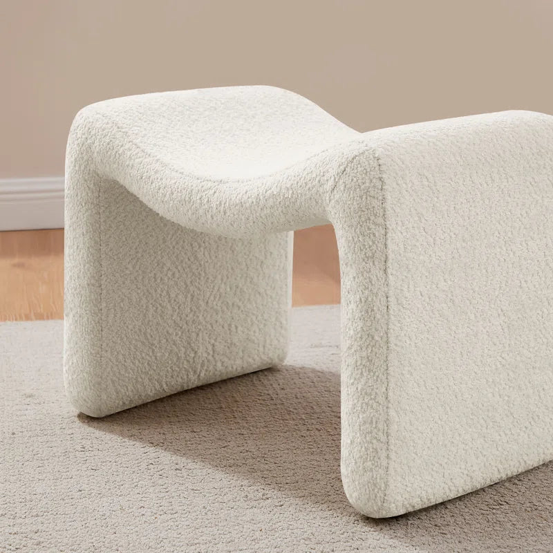 Hafizur 21.65'' Upholstered Ottoman Simple Chair (Set of 2)