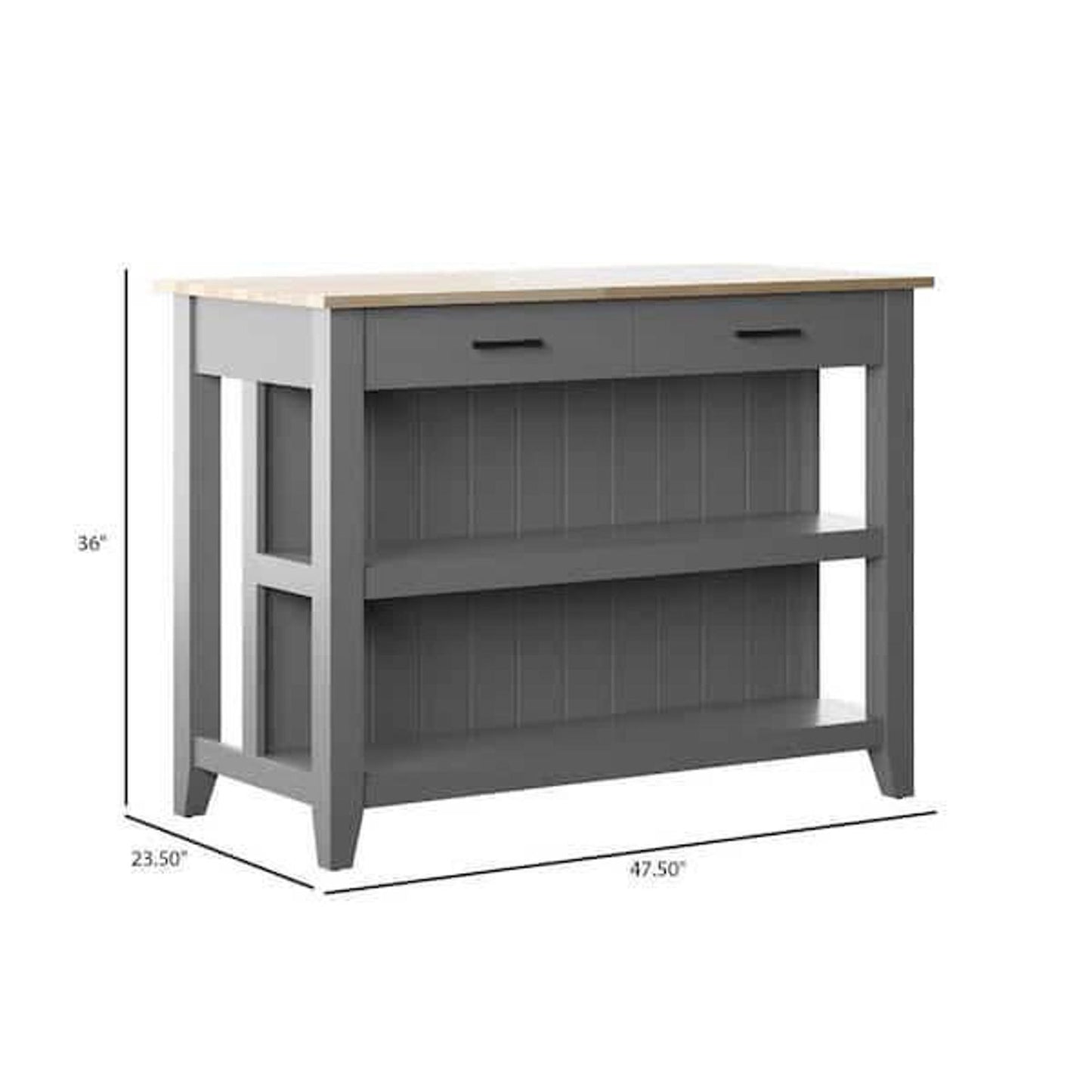 Brand new kitchen island in sealed box