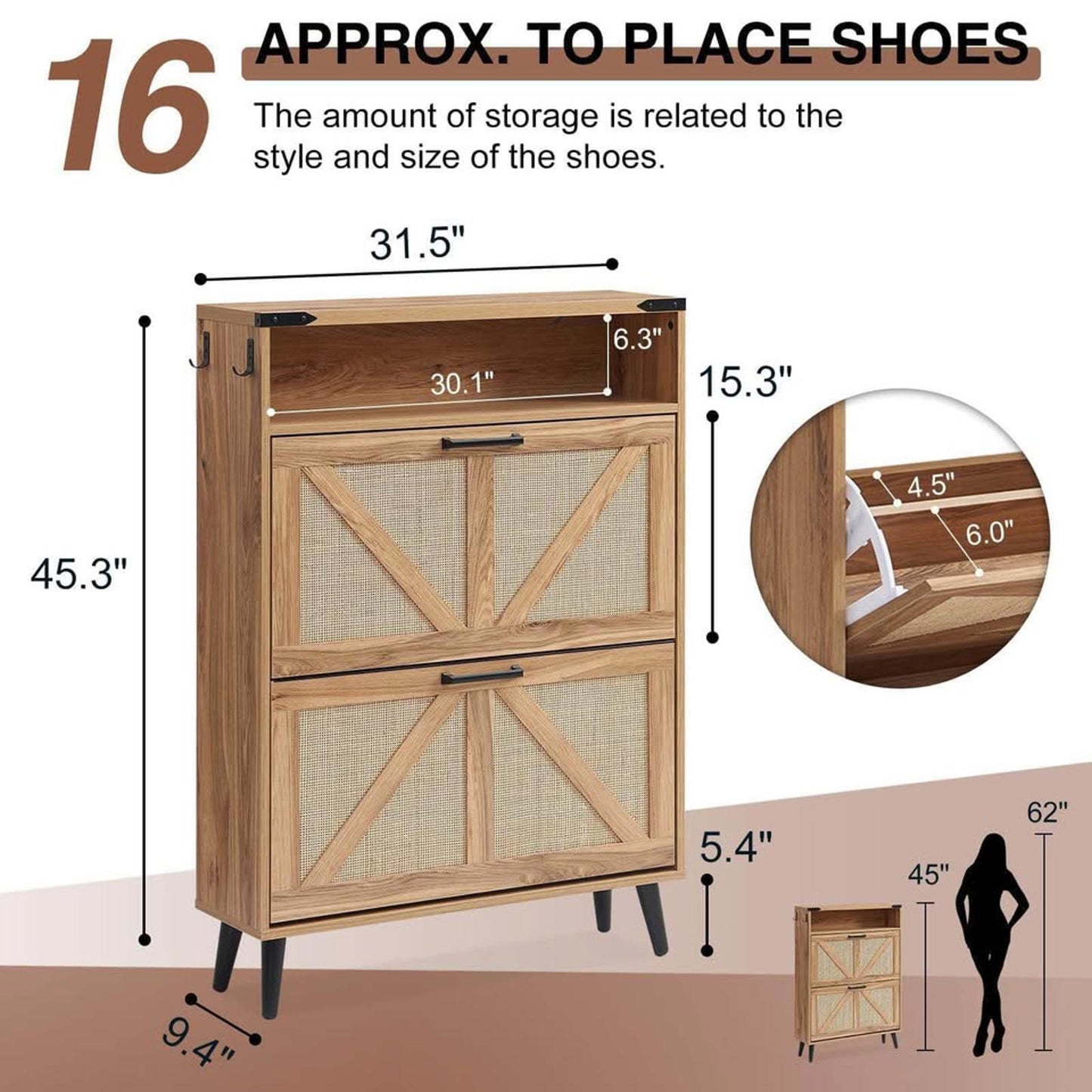 Brand new shoe storage cabinet