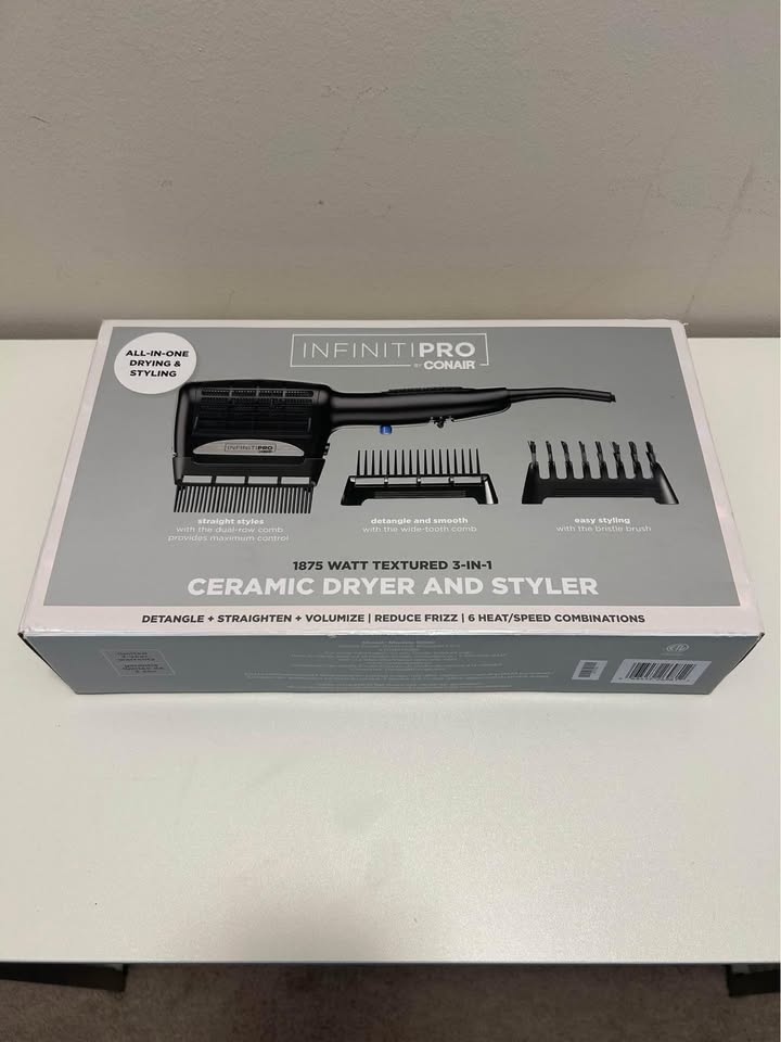 Conair Infiniti Pro 1875 Watt 3-in-1 Ceramic Styler/Hair Dryer