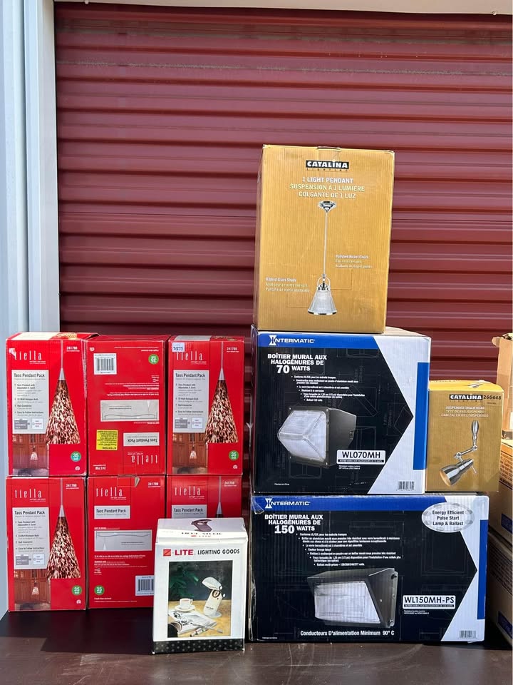 Lights and Chandeliers $10 Each