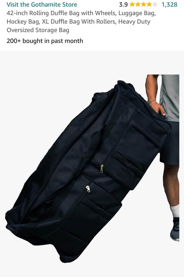 Gothamite Rolling Duffle Bag