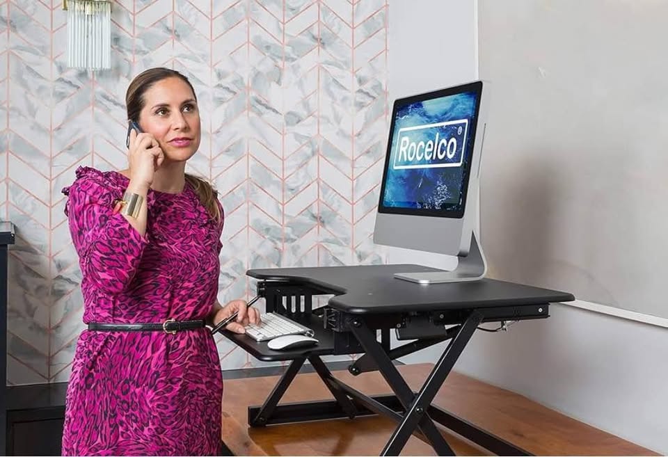 Rocelco 32” Height Adjustable Standing Desk