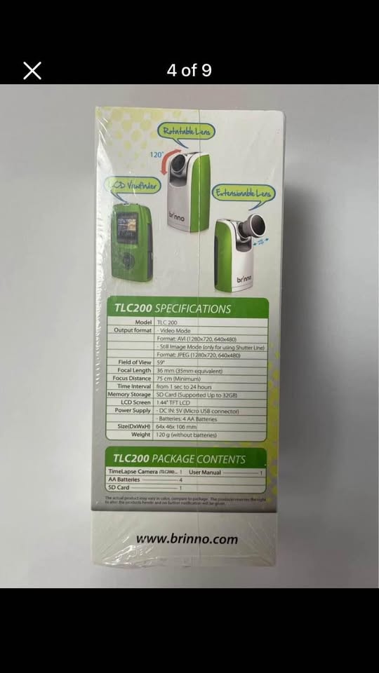Timelapse Camera Brinno TLC 200