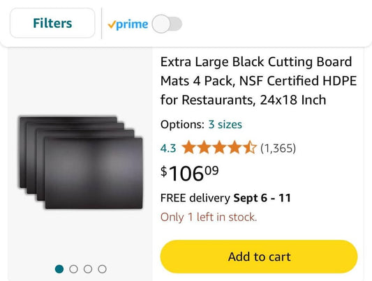 24x18 Cutting Board