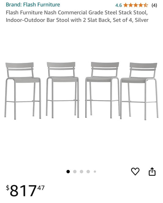 High Quality Stools (Set of 4)