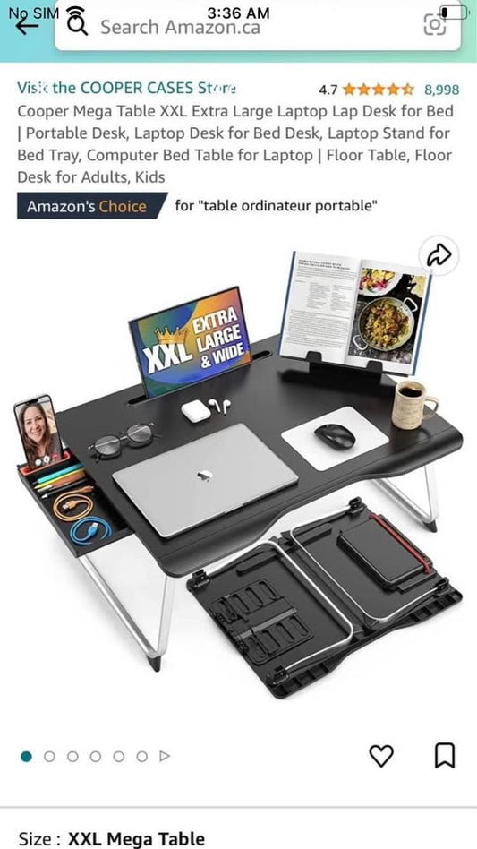 Large laptop desk Brand new in box