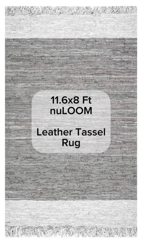 nuLOOM 11.6X8.6 FT Leather Carpet