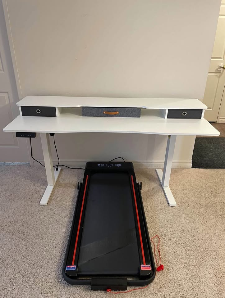 Treadmill and Standing Desk