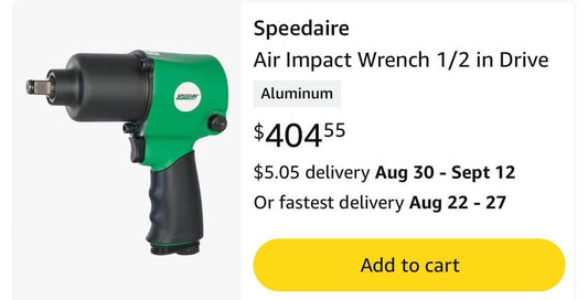 Speedaire Impact Wrench 1/2